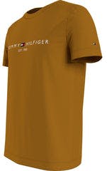 Tommy Logo Tee - Crest Gold